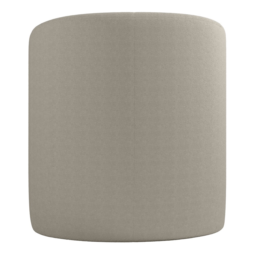 Poltrona Giratória Decorativa para Sala Dandara Z08 Boucle Bege - Mpozenato