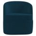 Poltrona Giratória Decorativa para Sala Dandara Z08 Veludo Azul - Mpozenato
