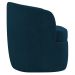 Poltrona Giratória Decorativa para Sala Dandara Z08 Veludo Azul - Mpozenato