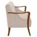 Poltrona Namoradeira 2 Lugares 135cm Capitonê Lapa M22 Linho Cinza - Mpozenato