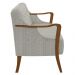 Poltrona Namoradeira 2 Lugares 135cm Capitonê Lapa M22 Linho Cru - Mpozenato