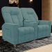Poltrona Reclinável Para Cinema 2 Lugares Praddo FH9 Veludo Azul Claro - Mpozenato