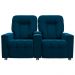 Poltrona Reclinável Para Cinema 2 Lugares Praddo FH9 Veludo Azul Marinho - Mpozenato
