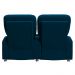 Poltrona Reclinável Para Cinema 2 Lugares Praddo FH9 Veludo Azul Marinho - Mpozenato