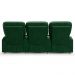 Poltrona Reclinável Para Cinema 3 Lugares Praddo FH9 PU Verde - Mpozenato