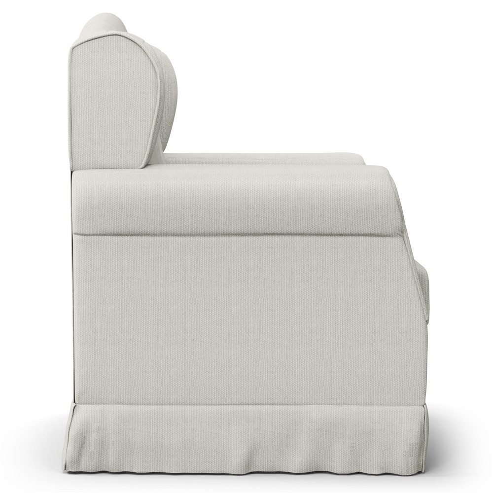 Poltrona de Amamentação e Descanso Fixa Lucy P04 Linho Off White - Mpozenato
