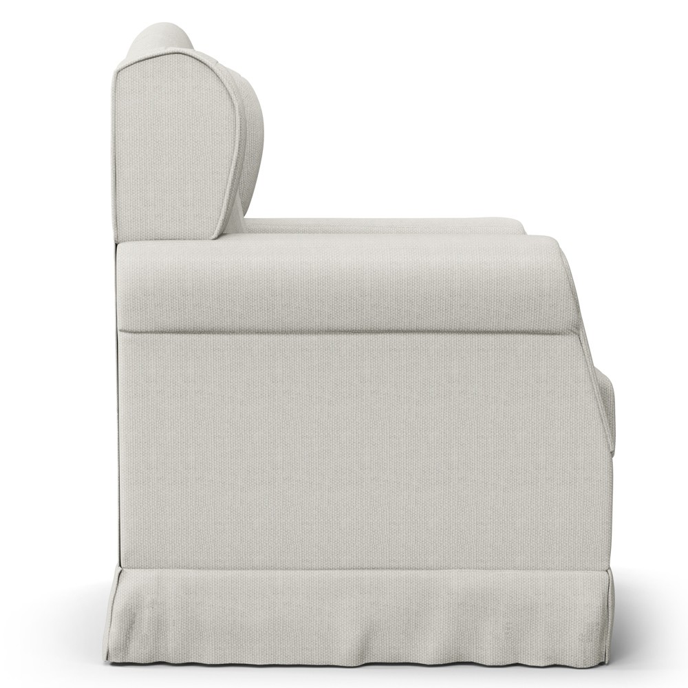 Poltrona de Amamentação e Descanso com Balanço Lucy P04 Linho Off White - Mpozenato