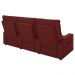 Poltrona de Cinema Reclinável 3 Lugares Baú USB Mallie FH9 PU Vermelho - Mpozenato