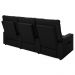 Poltrona de Cinema Reclinável 3 Lugares Baú USB Mallie FH9 Veludo Preto - Mpozenato