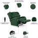 Poltrona do Papai Reclinável Kalie Controle Power Elétrico FH9 PU Verde Musgo - Mpozenato