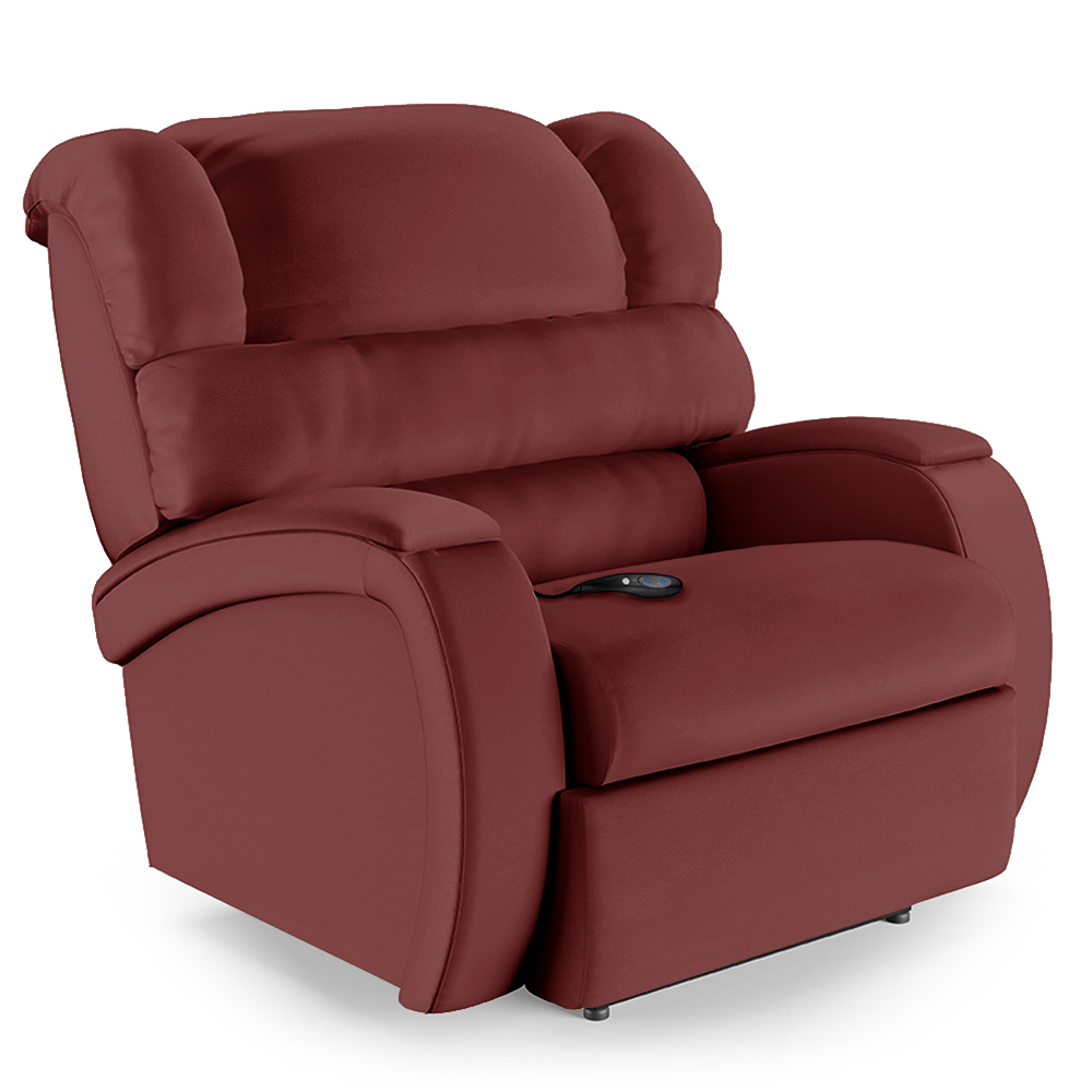 Poltrona do Papai Reclinável Kalie Controle Power Elétrico FH9 PU Vermelho - Mpozenato