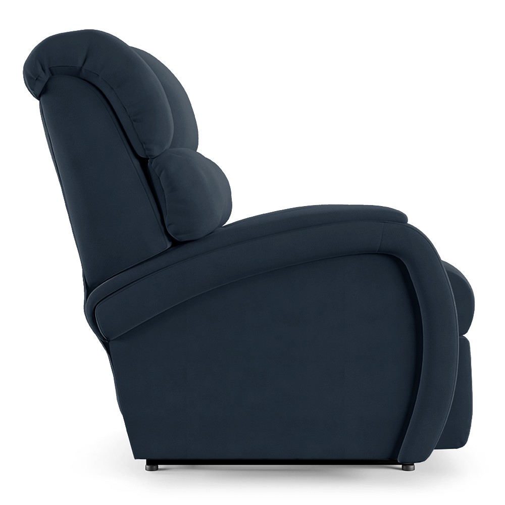 Poltrona do Papai Reclinável Kalie Controle Power Elétrico FH9 Veludo Azul - Mpozenato