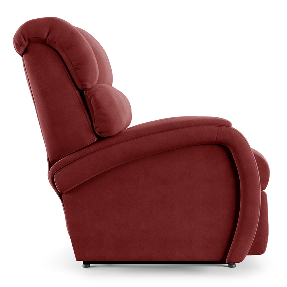 Poltrona do Papai Reclinável Kalie Controle Power Elétrico FH9 Veludo Vermelho - Mpozenato