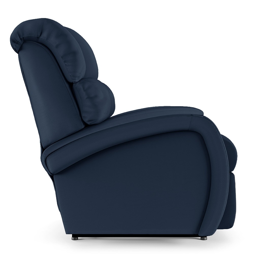 Poltrona do Papai Reclinável Kalie Controle Power Elétrico USB FH9 PU Azul - Mpozenato