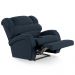 Poltrona do Papai Reclinável Kalie Controle Power Elétrico USB FH9 Veludo Azul - Mpozenato