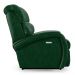 Poltrona do Papai Reclinável Kalie Elétrica Botão LED FH9 PU Verde Musgo - Mpozenato