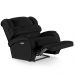 Poltrona do Papai Reclinável Kalie Elétrica Botão LED Massagem FH9 PU Preto - Mpozenato