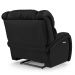 Poltrona do Papai Reclinável Kalie Elétrica Botão LED Massagem FH9 PU Preto - Mpozenato