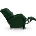 Poltrona do Papai Reclinável Kalie Elevação Lift Elétrico FH9 Veludo Verde - Mpozenato