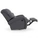 Poltrona do Papai Reclinável Kalie Glider Giratória FH9 Veludo Cinza - Mpozenato