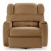 Poltrona do Papai Reclinável Kalie Glider Giratória Massagem FH9 PU Caramelo - Mpozenato