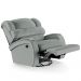 Poltrona do Papai Reclinável Kalie Glider Giratória Massagem FH9 PU Cinza - Mpozenato