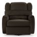 Poltrona do Papai Reclinável Kalie Glider Giratória Massagem FH9 PU Marrom - Mpozenato