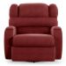 Poltrona do Papai Reclinável Kalie Glider Giratória Massagem FH9 Veludo Vermelho - Mpozenato