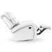 Poltrona do Papai Reclinável Kalie Glider Giratória USB FH9 PU Branco - Mpozenato