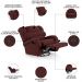 Poltrona do Papai Reclinável Kalie Glider Giratória USB FH9 Veludo Vinho - Mpozenato