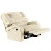 Poltrona do Papai Reclinável Kalie Manual Gatilho FH9 PU Bege - Mpozenato