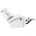 Poltrona do Papai Reclinável Kalie Manual Gatilho FH9 PU Branco - Mpozenato