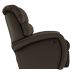 Poltrona do Papai Reclinável Kalie Manual Gatilho FH9 PU Marrom - Mpozenato