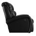 Poltrona do Papai Reclinável Kalie Manual Gatilho FH9 PU Preto Brilho - Mpozenato