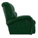 Poltrona do Papai Reclinável Kalie Manual Gatilho FH9 PU Verde Musgo - Mpozenato