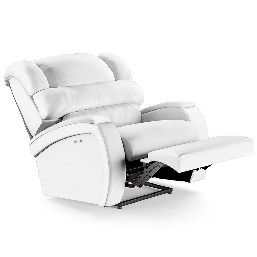Poltrona do Papai Reclinável Kalie Power Touch FH9 PU Branco - Mpozenato