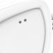 Poltrona do Papai Reclinável Kalie Power Touch FH9 PU Branco - Mpozenato