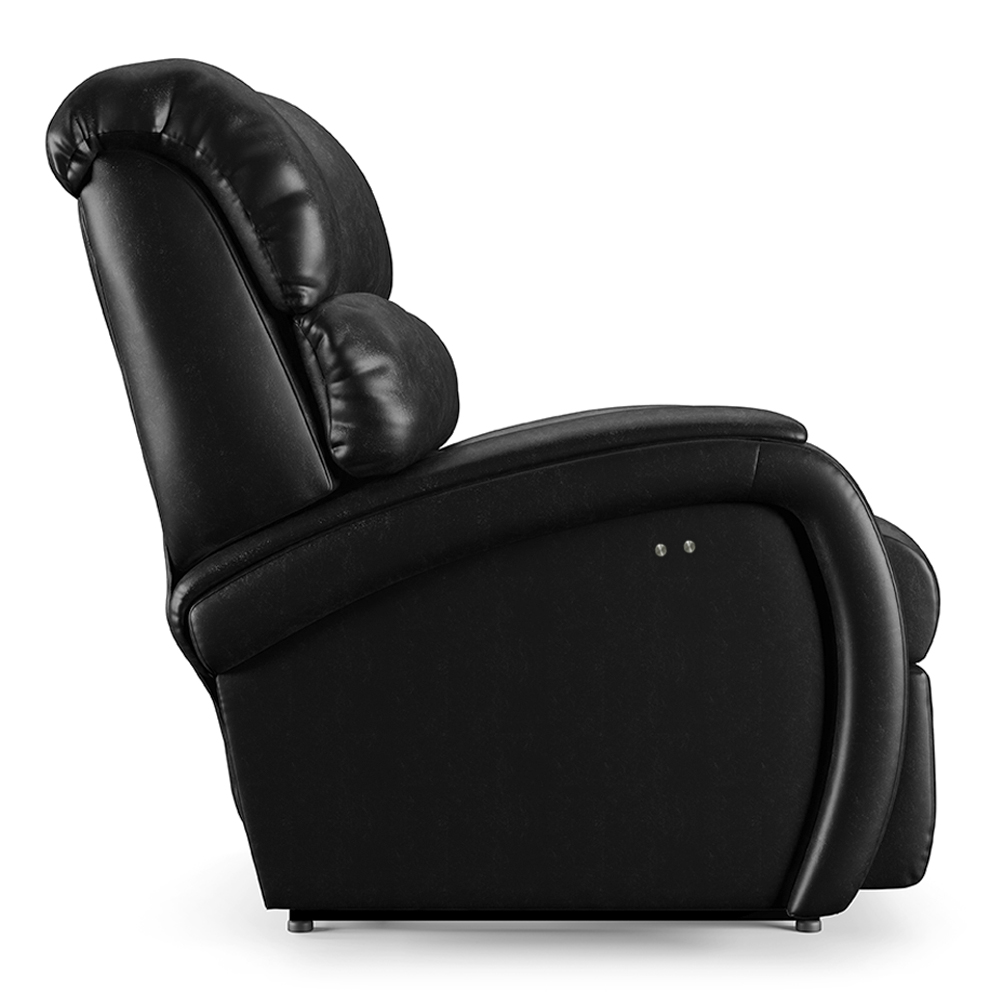 Poltrona do Papai Reclinável Kalie Power Touch FH9 PU Preto Brilho - Mpozenato