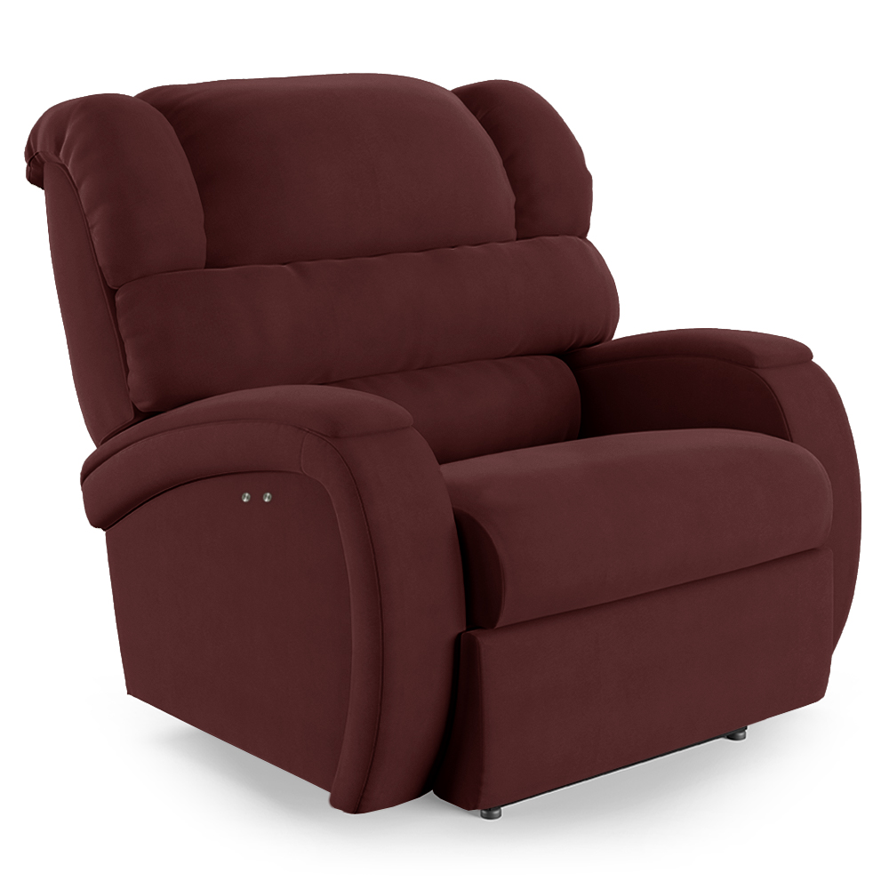 Poltrona do Papai Reclinável Kalie Power Touch FH9 Veludo Vinho - Mpozenato