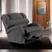 Poltrona do Papai Reclinável Kalie Power Touch Massagem FH9 Linho Grafite - Mpozenato