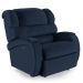 Poltrona do Papai Reclinável Kalie Power Touch Massagem FH9 PU Azul - Mpozenato