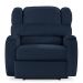 Poltrona do Papai Reclinável Kalie Power Touch Massagem FH9 PU Azul - Mpozenato