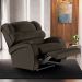 Poltrona do Papai Reclinável Kalie Power Touch Massagem FH9 PU Marrom - Mpozenato