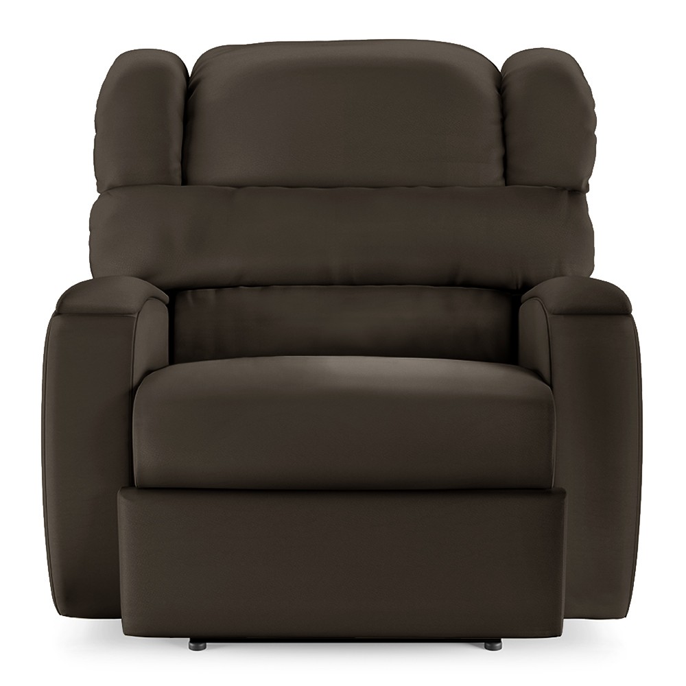Poltrona do Papai Reclinável Kalie Power Touch Massagem FH9 PU Marrom - Mpozenato