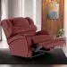 Poltrona do Papai Reclinável Kalie Power Touch Massagem FH9 PU Vermelho - Mpozenato