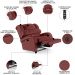 Poltrona do Papai Reclinável Kalie Power Touch Massagem FH9 PU Vermelho - Mpozenato