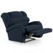 Poltrona do Papai Reclinável Kalie Power Touch Massagem FH9 Veludo Azul - Mpozenato