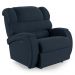 Poltrona do Papai Reclinável Kalie Power Touch Massagem FH9 Veludo Azul - Mpozenato