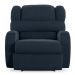 Poltrona do Papai Reclinável Kalie Power Touch Massagem FH9 Veludo Azul - Mpozenato