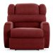 Poltrona do Papai Reclinável Kalie Power Touch Massagem FH9 Veludo Vermelho - Mpozenato